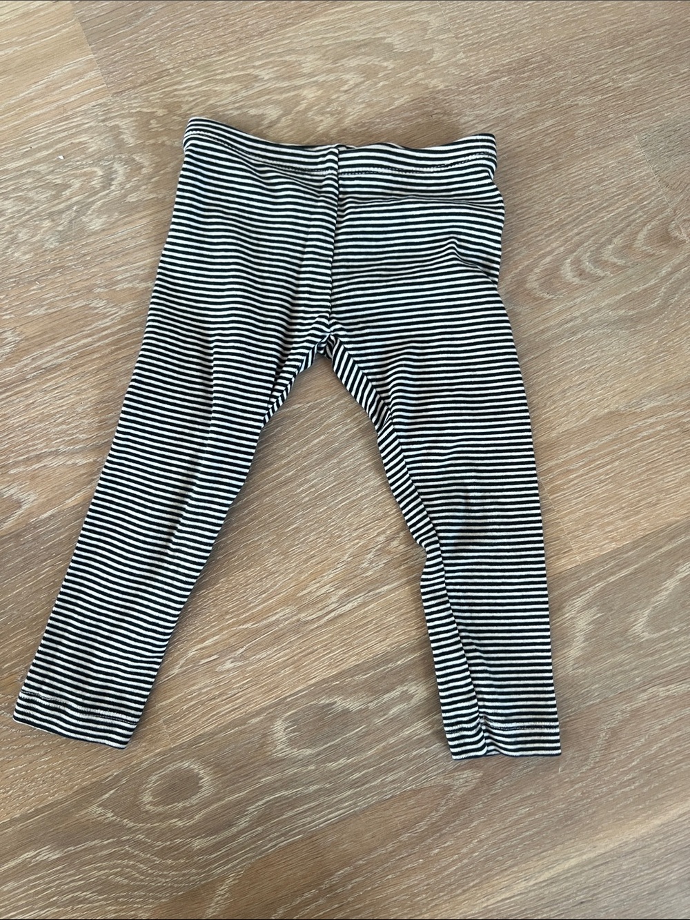 Tea Collection Black & White Striped Kids Leggings